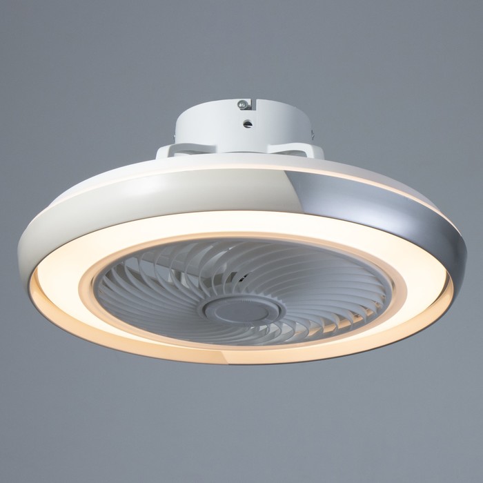 

Люстра-вентилятор с ПДУ "Бриз" LED 40Вт 3000-6000К, белый 50х50х21 см BayerLux