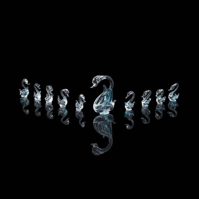 Сувенир "Лебеди" набор 10 шт МИКС