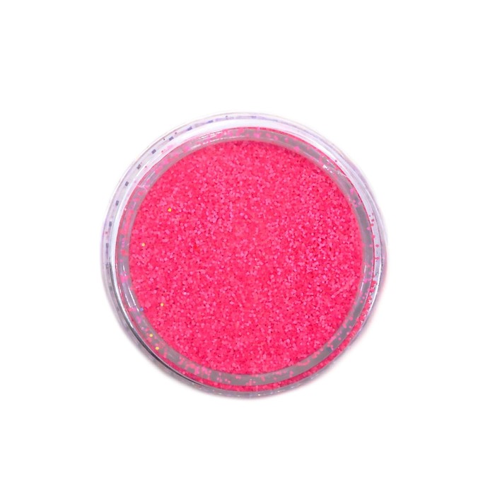 Меланж-сахарок для дизайна ногтей TNL, №18 неон розовый