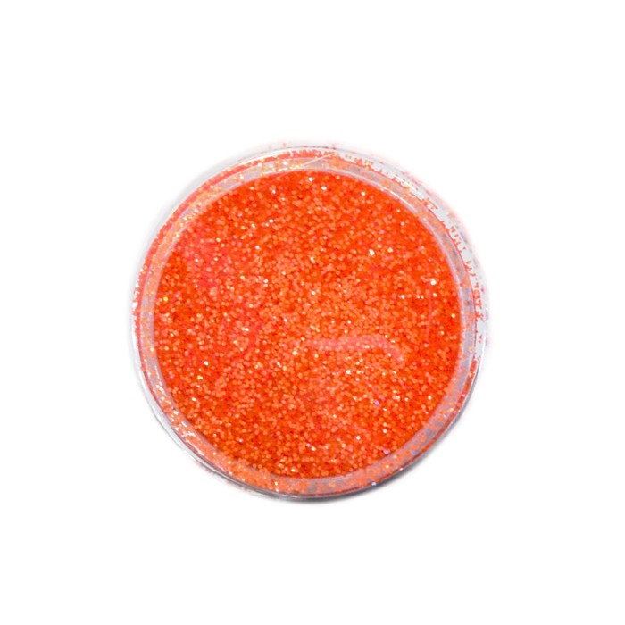 Меланж-сахарок для дизайна ногтей TNL, №4 оранжевый