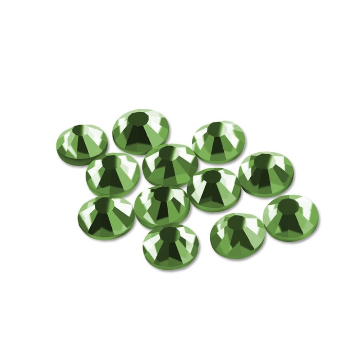Стразы POLE «Кристалл», №03 зелёный аметист, 288 (±5%) шт