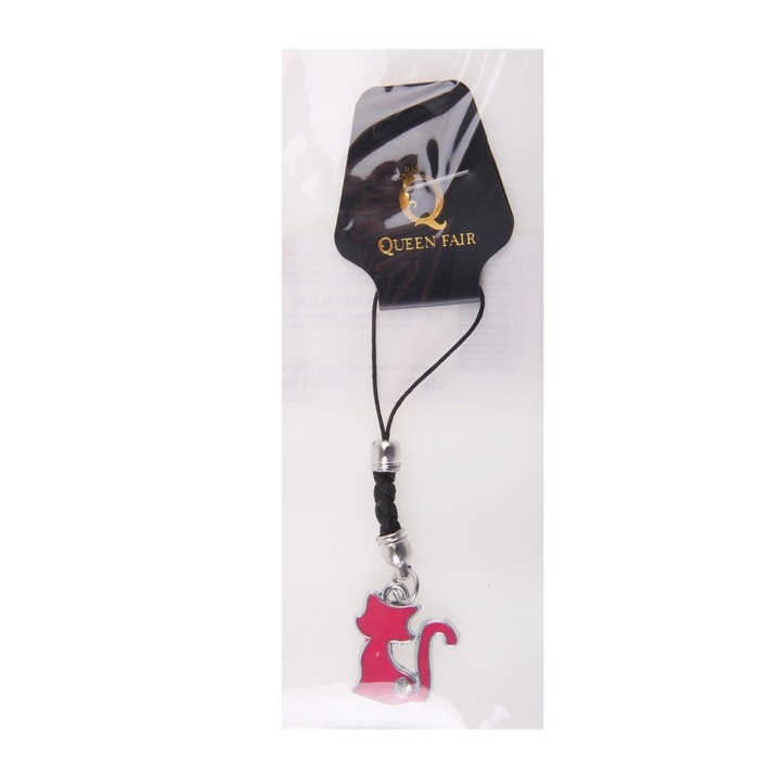 Подвеска для телефона "Гордая кошечка", цвета МИКС