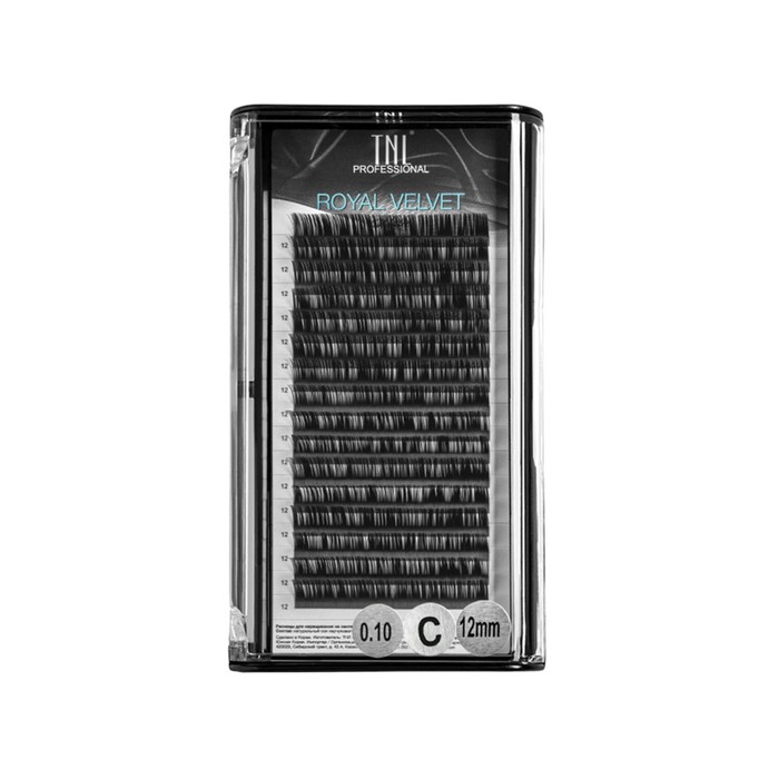 

Матовые ресницы на ленте TNL Royal Velvet 0,10, C, 12 мм, 16 линий ЗАКАЗ