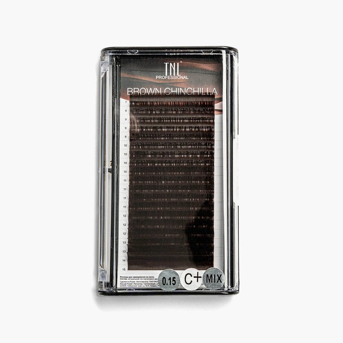 

Ресницы на ленте TNL Brown Chinchilla 0.15, C+, MIX, 7-15 мм, 20 линий