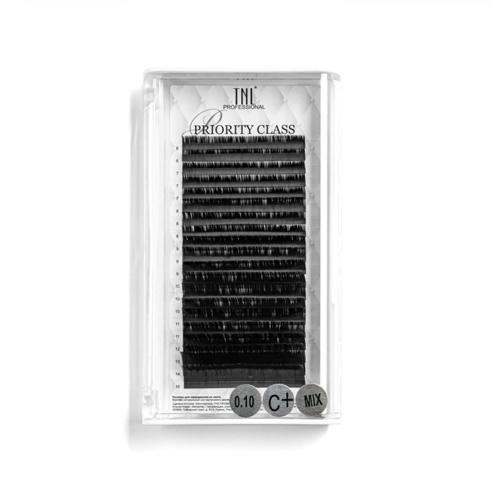

Ресницы на ленте TNL Priority Class 0,10, C+, MIX №03, 6-15 мм, 20 линий