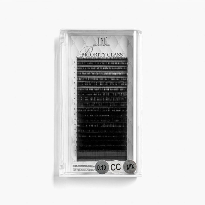 

Ресницы на ленте TNL Priority Class 0,10, CC, MIX №03, 6-15 мм, 20 линий