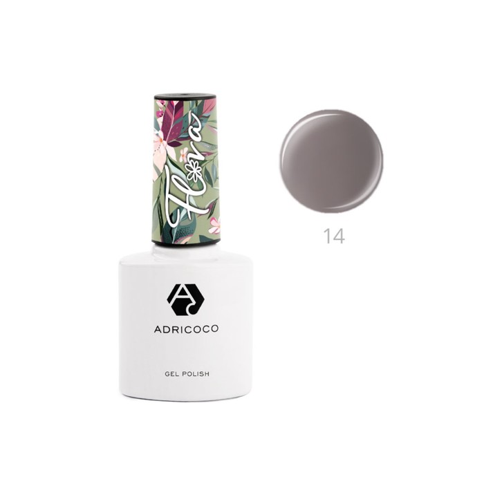 

Гель-лак Adricoco FLORA, №14, экзотическая калла, 8 мл