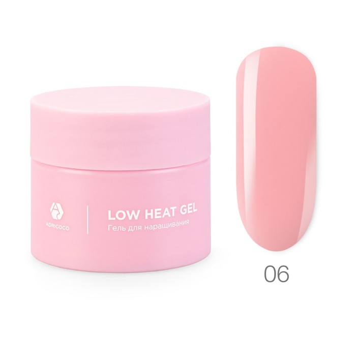 

Низкотемпературный однофазный гель Adricoco Low heat, №06 цветущая сакура, 15 мл