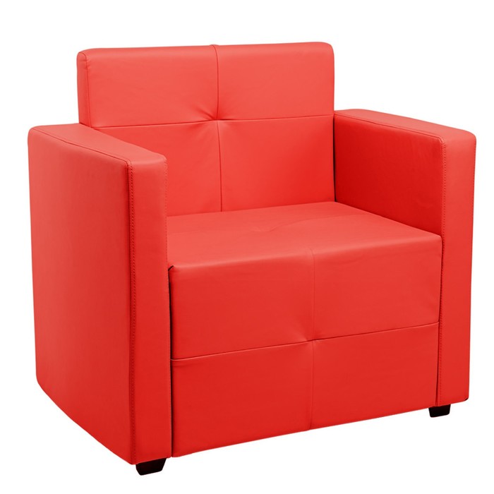 Кресло Ситено, красный экокожа