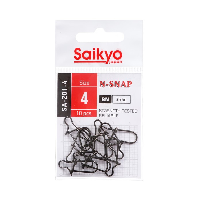 Застежка Saikyo SA-201-4, 10 шт