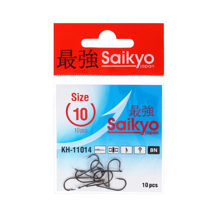 

Крючки Saikyo KH-11014 Bait Holder BN №10, 10 шт