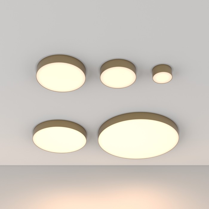 

Светильник потолочный Technical C032CL-L48MG3K, LED, 45Вт, 40х40х5,8 см, 3000Лм, цвет матовое золото