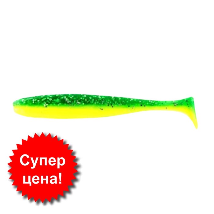 

Приманка съедобная Allvega Blade Shad, 7.5 см, 2.5 г, 7 шт цвет salad green silver flake