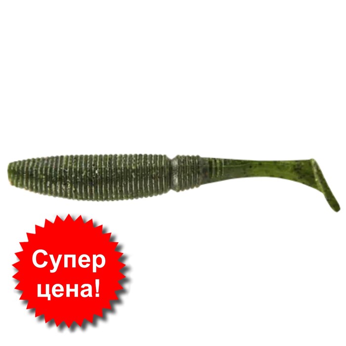 

Приманка съедобная Allvega Power Swim, 10 см, 9 г, 4 штуки, цвет watermelon seed