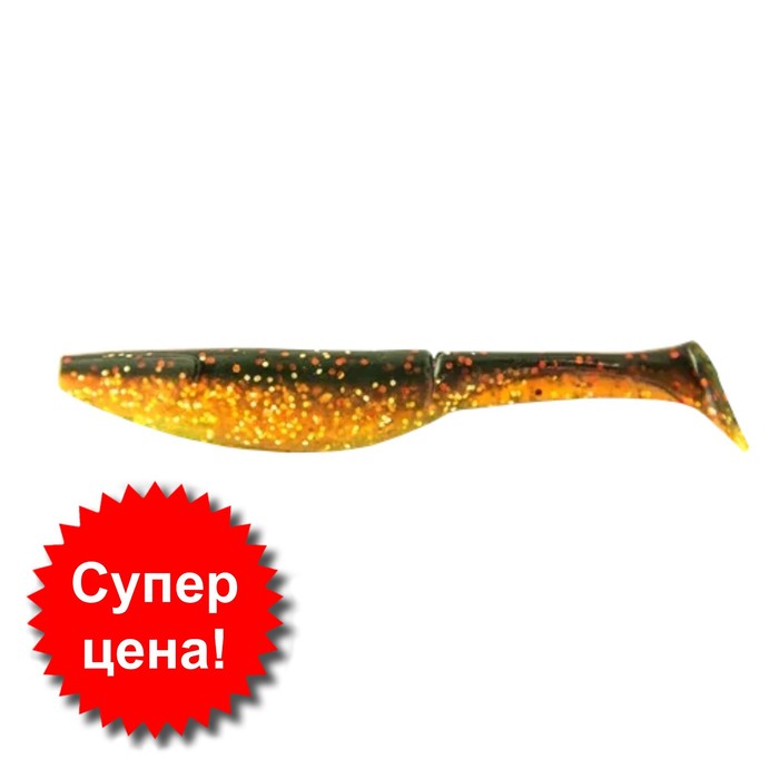 

Приманка съедобная Allvega Belly Dance Shad, 7 см, 3.5 г, 7 штук, цвет green oil confetti