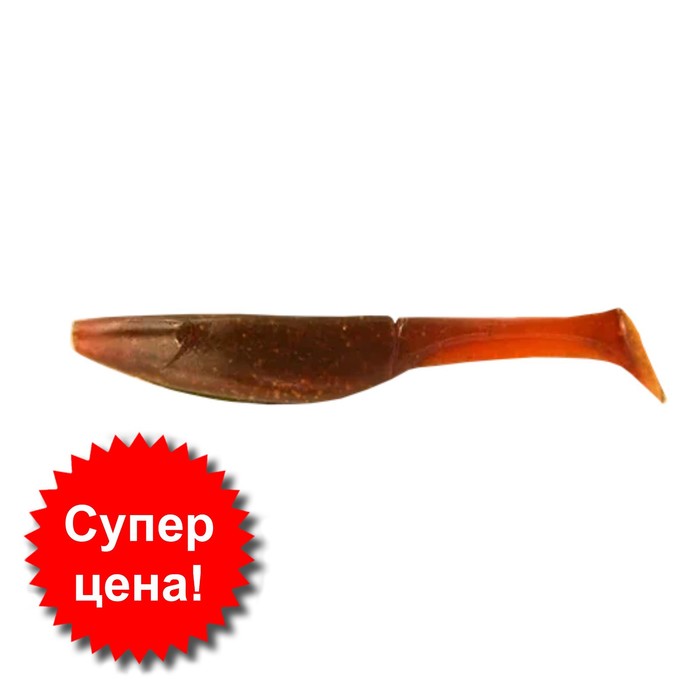 

Приманка съедобная Allvega Belly Dance Shad, 7 см, 3.5 г, 7 штук, цвет motor oil