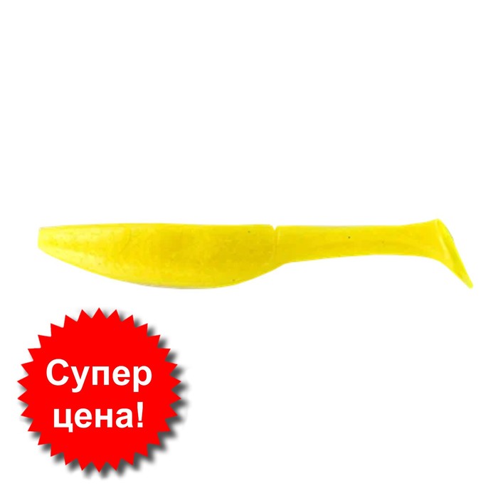 

Приманка съедобная Allvega Belly Dance Shad, 10 см, 9.7 г, 5 штук, цвет pearl lemon