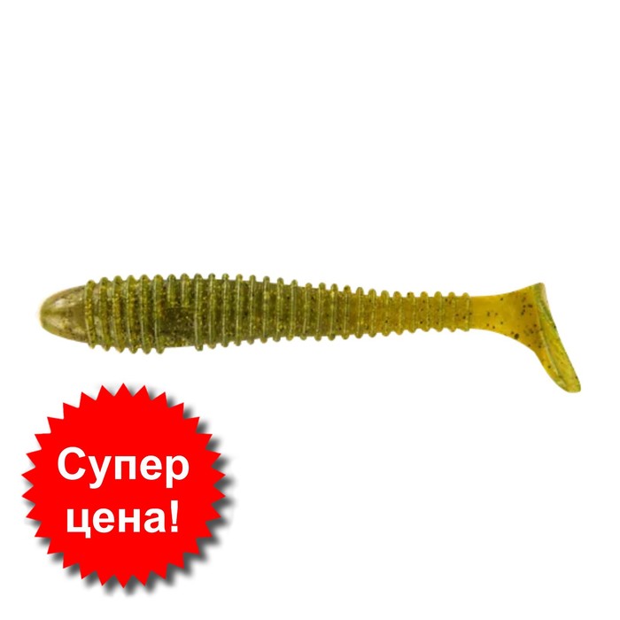 

Приманка съедобная Allvega Fat Bonito, 9.5 см, 8.5 г, 4 штуки, цвет green pumpkin