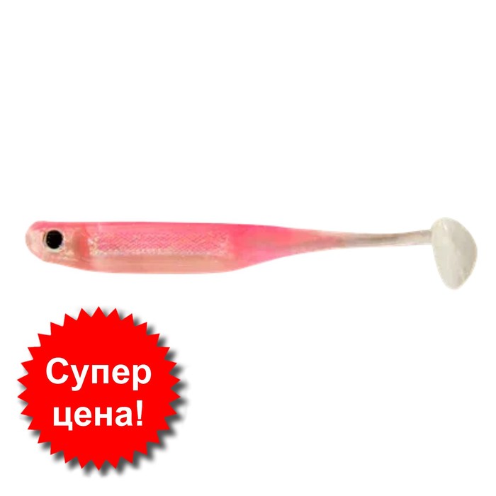 

Приманка съедобная Allvega LL Flashy Shad, 7.5 см, 2.5 г, 5 штук, цвет pink minnow