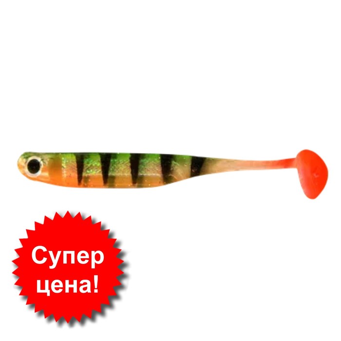 

Приманка съедобная Allvega LL Flashy Shad, 7.5 см, 2.5 г, 5 штук, цвет perch RT