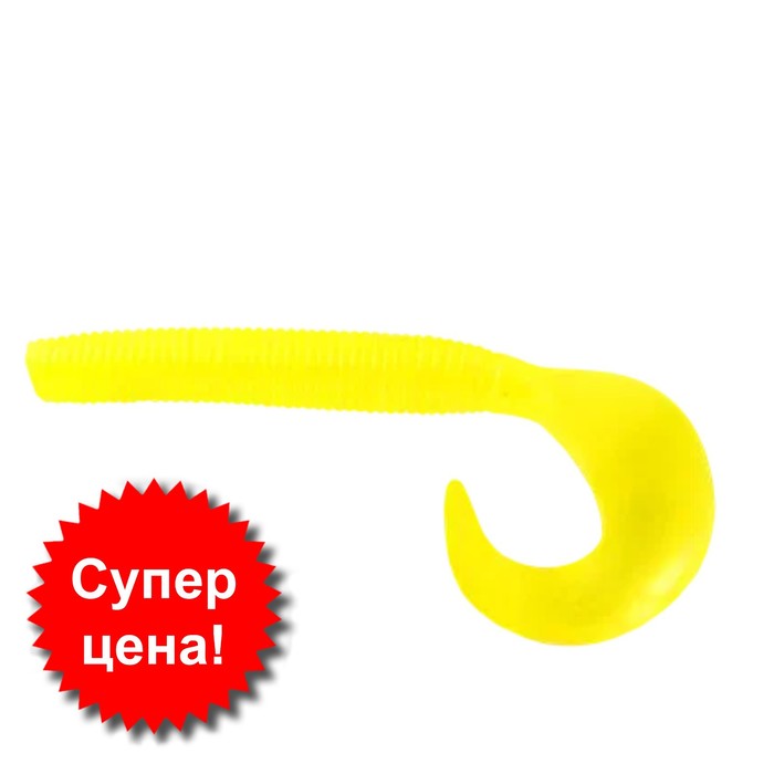 

Приманка съедобная Allvega Cigar Grub, 9.5 см, 7.5 г, 5 штук, цвет pearl lemon