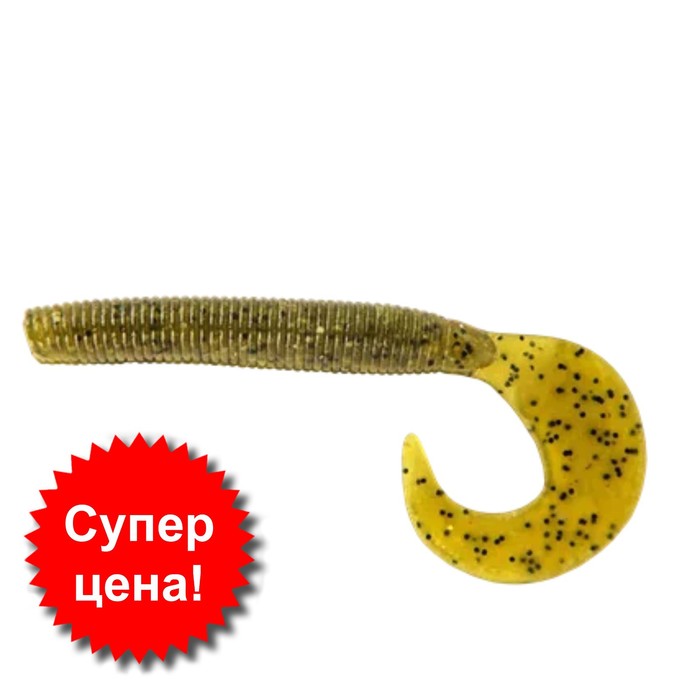 

Приманка съедобная Allvega Cigar Grub, 9.5 см, 7.5 г, 5 штук, цвет green pumpkin
