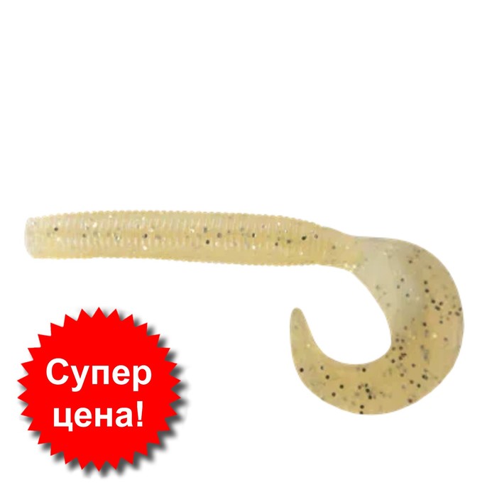 

Приманка съедобная Allvega Cigar Grub, 9.5 см, 7.5 г, 5 штук, цвет pearl silver flake
