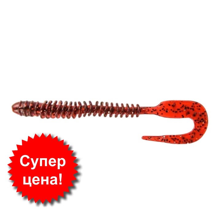 

Приманка съедобная Allvega Monster Worm, 10 см, 3.3 г, 6 штук, цвет cranberry seed