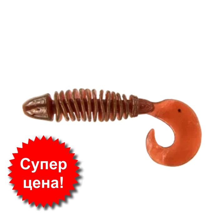 

Приманка съедобная Allvega Bony Grub, 8 см, 5.2 г, 6 штук, цвет motor oil