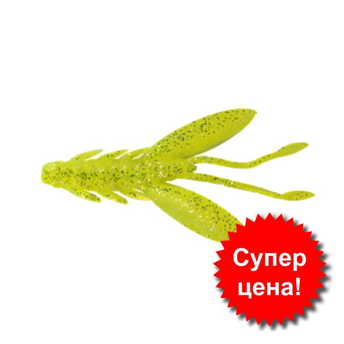 

Приманка съедобная Allvega Tiny Craw, 8.5 см, 4.6 г, 5 штук, цвет chartreuse