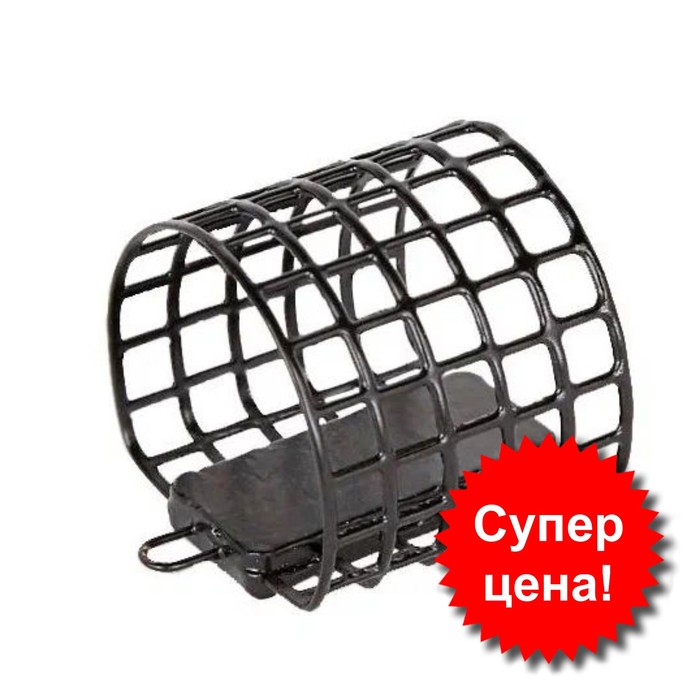 

Кормушка-сетка металлическая Allvega Агидель, размер 80 мл, 30 г, чёрная