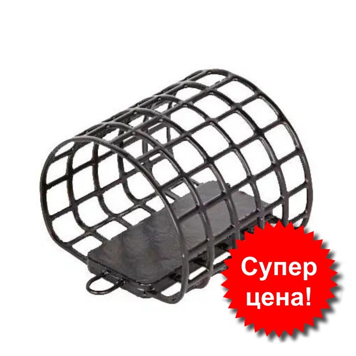 

Кормушка-сетка металлическая Allvega Агидель, размер 60 мл, 40 г, чёрная