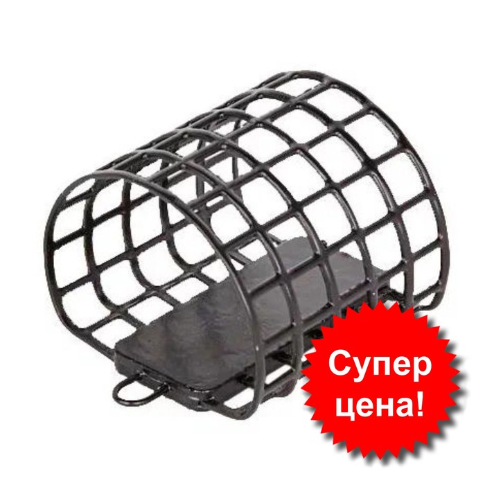 

Кормушка-сетка металлическая Allvega Агидель, размер 60 мл, 50 г, чёрная