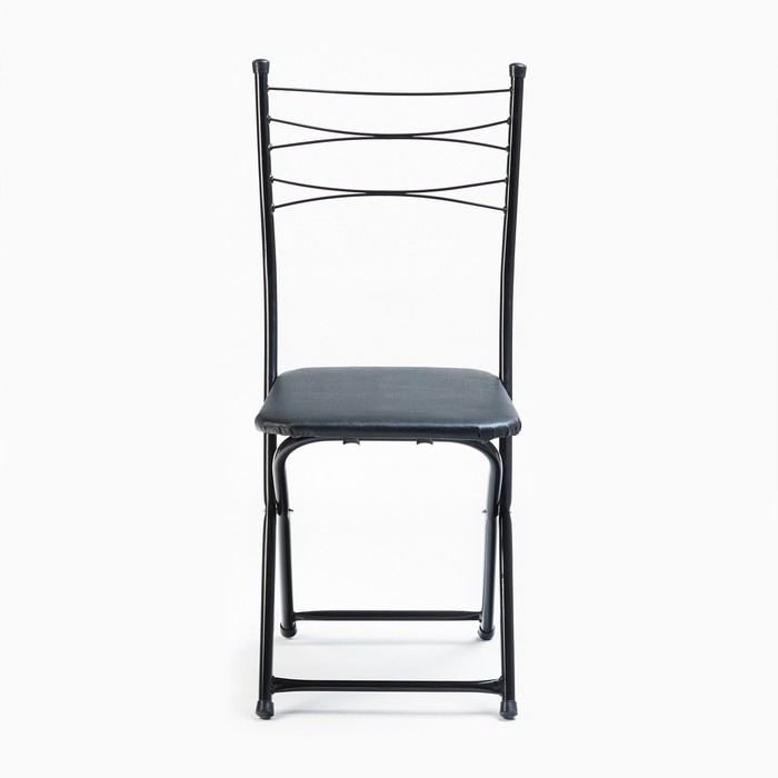 фото Стул складной "венеция", черный/черный