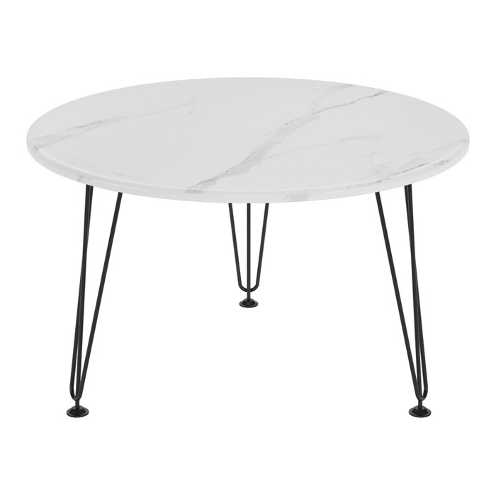 Стол журнальный «Крит», 730×730×446 мм, цвет мрамор монте белый стол журнальный куба 870×670×446 мм цвет мрамор монте белый