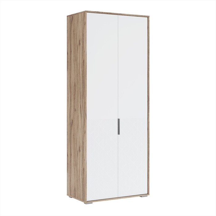 Шкаф двухдверный «Николь №6», 923×523×2320 мм, цвет дуб альпийский / белое сияние шкаф четырёхдверный николь 8 1811×523×2320 мм цвет дуб альпийский белое сияние