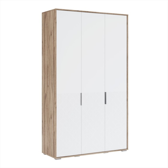 Шкаф трёхдверный «Николь №7», 1367×523×2320 мм, цвет дуб альпийский / белое сияние шкаф четырёхдверный николь 8 1811×523×2320 мм цвет дуб альпийский белое сияние