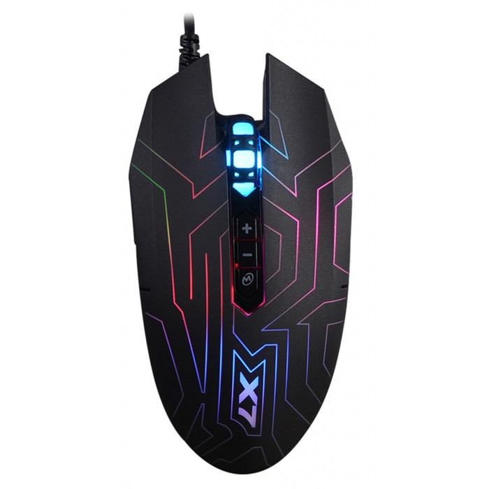 

Мышь A4Tech X77 черный оптическая (2400dpi) USB (8but)