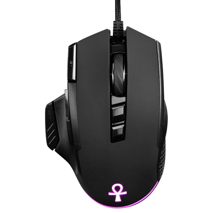 

Мышь Оклик 727G ANUBIS черный оптическая (6400dpi) USB для ноутбука (9but)