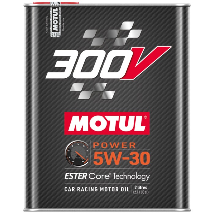 Масло моторное Motul 300V Power 5w-30, синтетическое, 2 л масло моторное motul 300v power 5w 30 синтетическое 2 л