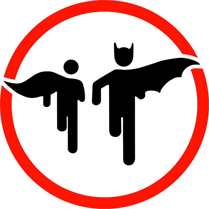 Знак декоративный (постер) Бэтмен и Робин 32х32 см, пластик знак декоративный постер кирпич 32х32 см пластик