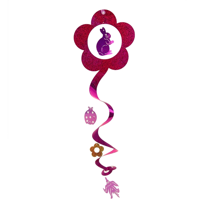 Спираль "Зайчик", цвета МИКС