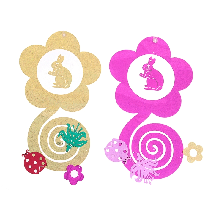 Спираль "Зайчик", цвета МИКС