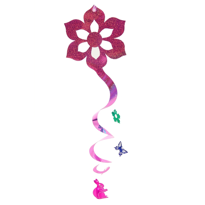 Спираль "Цветы", цвета МИКС