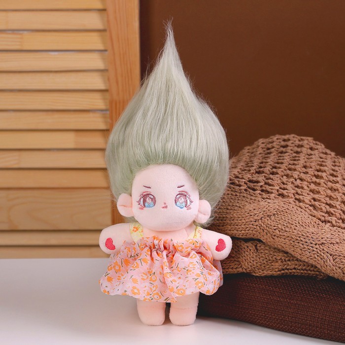 цена Кукла «Идол», зелёные волосы, в розовом платье