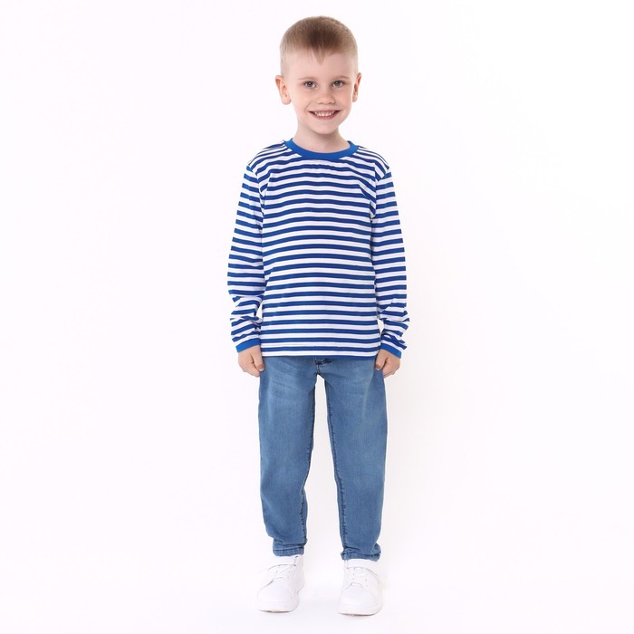 Джинсы для мальчика, цвет синий, рост 110 см