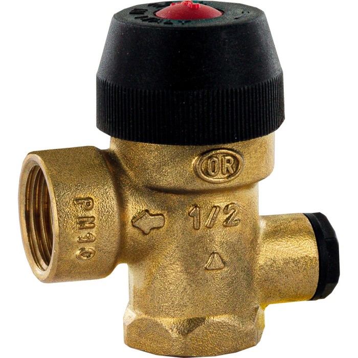 Клапан предохранительный STOUT SVS-0020-003015, для отопления, 1/2х1/2х1/4, 3 бар