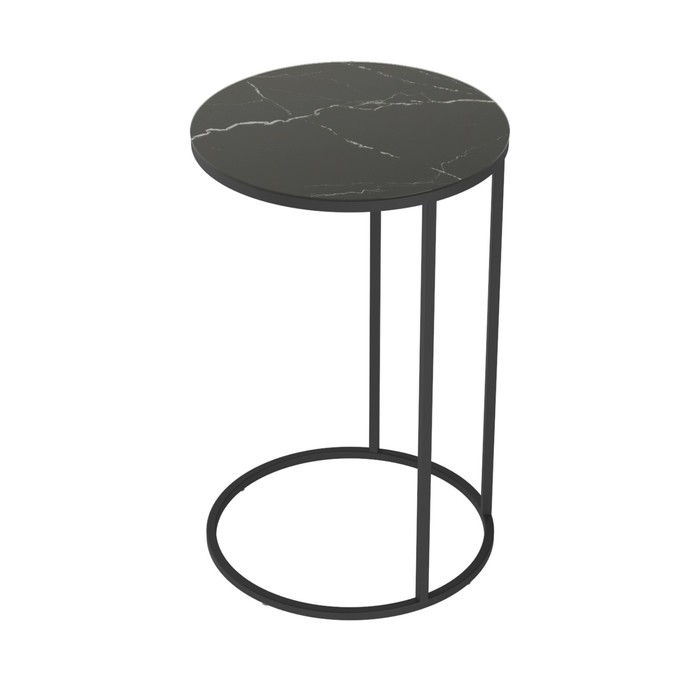 Стол журнальный «Остин УФ», 450×450×705 мм, цвет неро стол журнальный калифорния остин уф неро черный металл