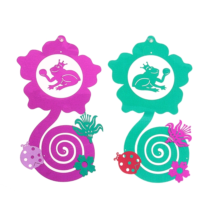 Спираль "Лягушка", цвета МИКС