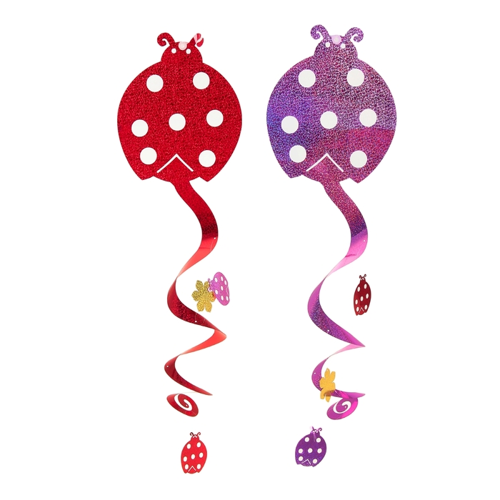Спираль "Божья коровка", цвета МИКС